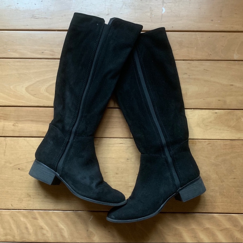 Black high boots